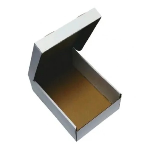 Caixa para Arquivo - Cód: 24E - Medida: 25 x 36 x 14 - Papelão Branco Onda Simples (Pct com 50 Unidades)