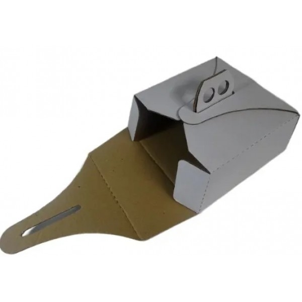 Caixa para Bolos e Torta - Papelão Branco Onda Simples (Pct com 50 Unidades) 23 x 23 x 10