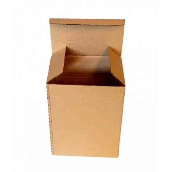 Caixa para Picolé - Cód: 07P - Medida: 15 x 10 x 22 - Papelão Pardo Onda Simples (Pct com 100 Unidades)