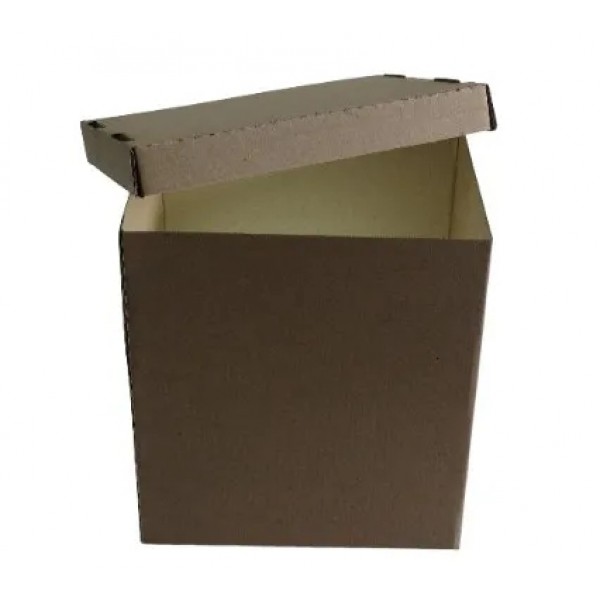 Caixa para Sorvete - Cód: 14B22P - Medida: 22 x 19 x 24 - Papelão Pardo Onda Simples (Pct com 50 Unidades)