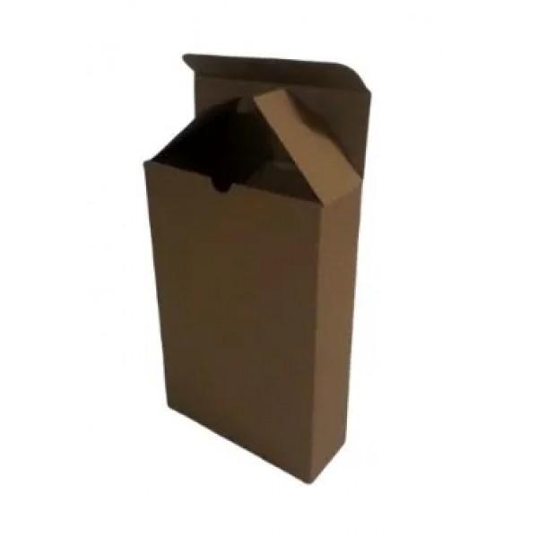 Caixa Fechamento Cartucho  - Papelão Pardo Onda Simples (Pct com 50 Unidades) - 25 x 17 x 06