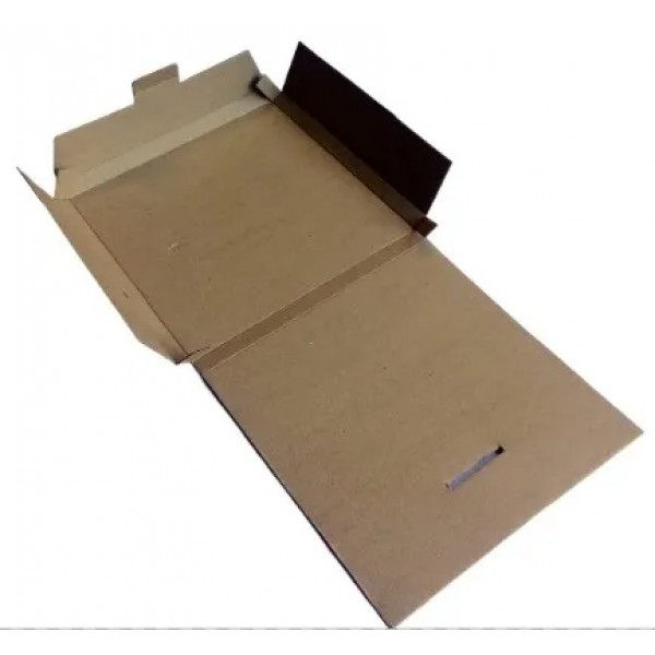 Caixa Fechamento Cartucho - Papelão Pardo Onda Simples (Pct com 50 Unidades) - 29 x 29 x 02