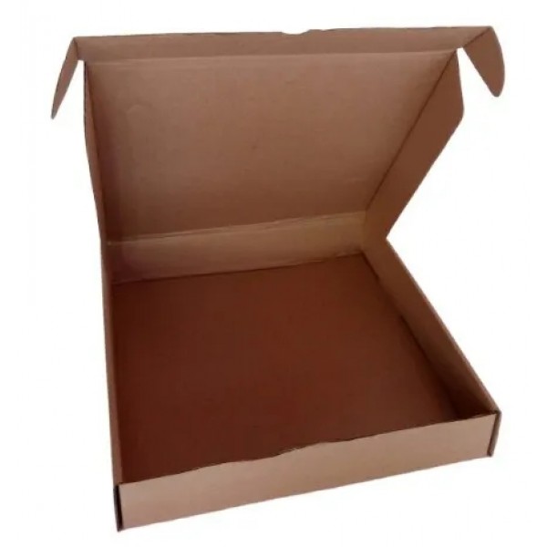 Caixa Tipo Sedex -  Cód: 48E  - Medidas: 39 x 39 x 6,5 - Papelão Pardo Onda Simples''