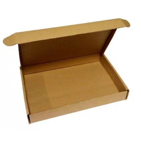 Caixa Tipo Sedex -  Cód: 10D  - Medidas: 39 x 26 x 5,5 - Papelão Pardo Onda Simples