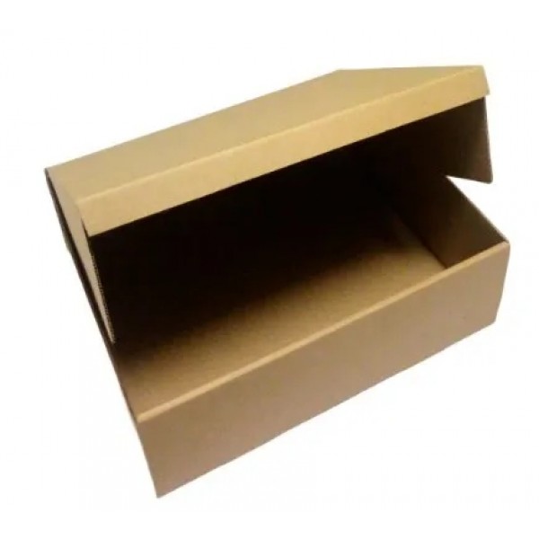 Caixa Tipo Sedex -  Cód: 38E  - Medidas: 41 x 35 x 14 - Papelão Pardo Onda Simples