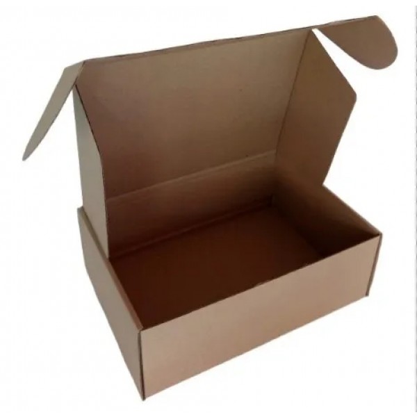 Caixa Tipo Sedex -  Cód: 47E  - Medidas: 36 x 25 x 13 - Papelão Pardo Onda Simples