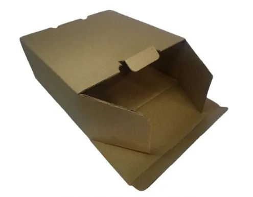 Caixa Fechamento Cartucho  Papelão Pardo Onda Simples (Pct com 50 Unidades) - 25 x 17 x 09 -