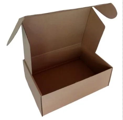 Caixa Tipo Sedex -  Cód: 47E  - Medidas: 36 x 25 x 13 - Papelão Pardo Onda Simples