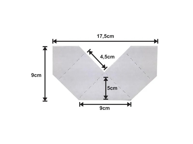 Cantoneiras para Quadros - Cód: N5 - Papelão Branco Onda Simples (Pcts Com 500 Unidades)