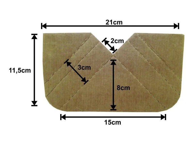 Cantoneiras para Quadros - Cód: N6 - Papelão Pardo Onda Simples (Pcts Com 300 Unidades)