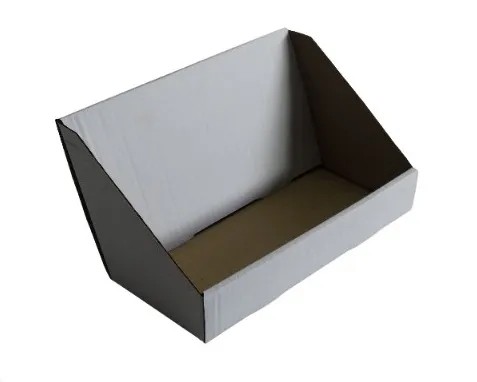 Display Prateleira - Cód: 25B - Papelão Branco Onda Simples (Pct com 50 Unidades)