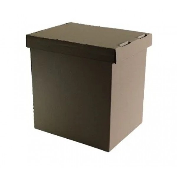 Caixa para Sorvete - Cód: 14B22P - Medida: 22 x 19 x 24 - Papelão Pardo Onda Simples (Pct com 50 Unidades)