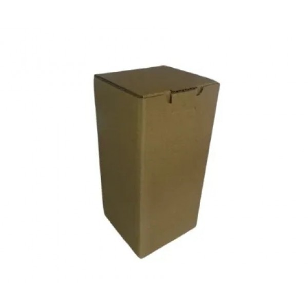 Caixa Fechamento Cartucho - Papelão Pardo Onda Simples (Pct com 50 Unidades) - 09 x 09 x 19