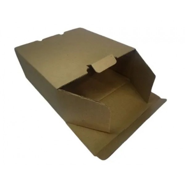 Caixa Fechamento Cartucho - Papelão Pardo Onda Simples (Pct com 50 Unidades) - 20 x 20 x 08