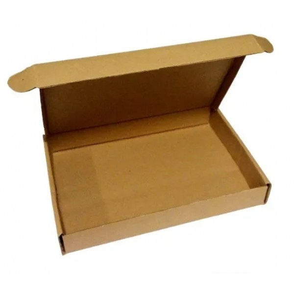 Caixa Tipo Sedex -  Cód: 08F  - Medidas: 23,5 x 15,5 x 3,5 - Papelão Pardo Onda Simples (Pacote Mínimo com 50 Caixas)