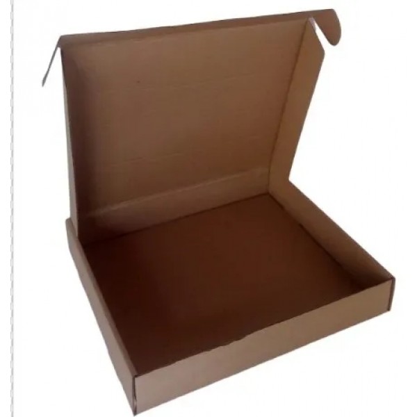 Caixa Tipo Sedex -  Cód: 45E  - Medidas: 38 x 34 x 06 - Papelão Pardo Onda Simples