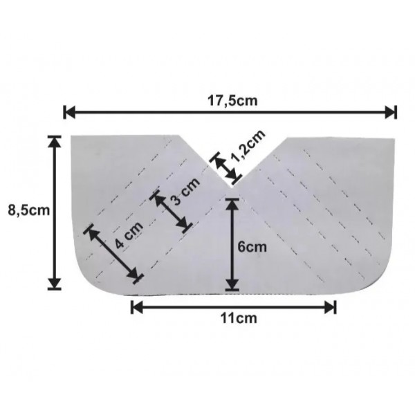 Cantoneiras para Quadros - Cód: N4 - Papelão Branco Onda Simples (Pcts Com 500 Unidades)