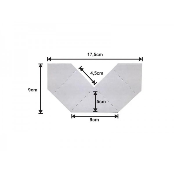 Cantoneiras para Quadros - Cód: N5 - Papelão Branco Onda Simples (Pcts Com 500 Unidades)
