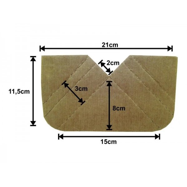 Cantoneiras para Quadros - Cód: N6 - Papelão Pardo Onda Simples (Pcts Com 300 Unidades)