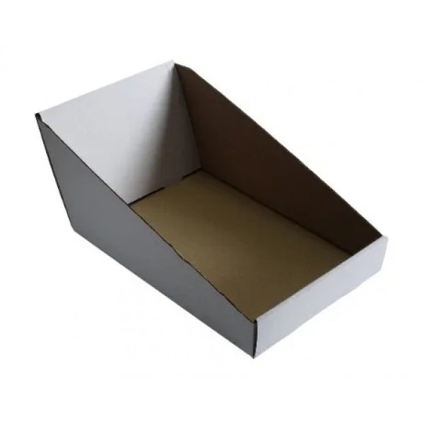 Display Prateleira - Cód: 26B - Papelão Branco Onda Simples (Pct com 50 Unidades)