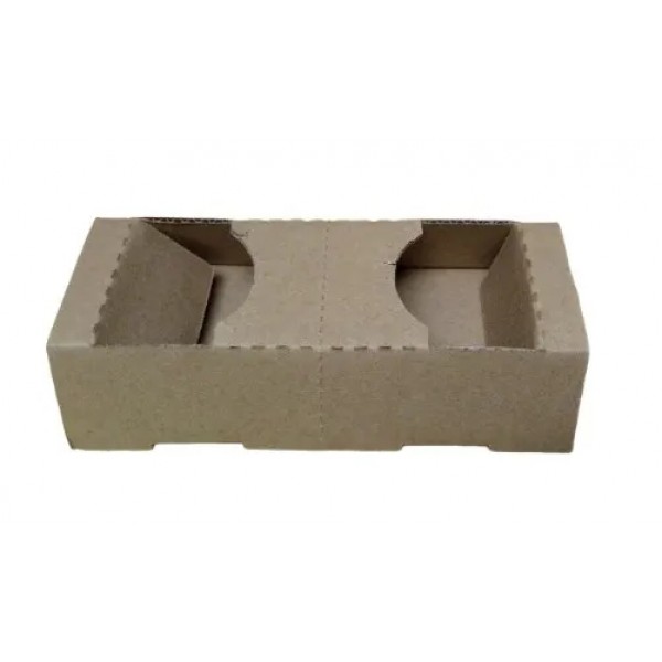 Suporte Milk-Shake - Cód: 01F - Papelão Pardo Onda Simples (Pct com 100 Unidades)