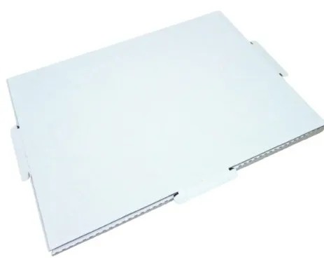 Caixa Fechamento Cartucho  - Papelão Branco Micro-ondulado (Pct com 50 Unidades) - 43 x 31 x 1,4