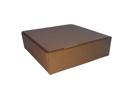 Caixa Tipo Sedex - Cód: 15P - Medida: 19 x 19 x 05 - Papelão Pardo Onda Simples