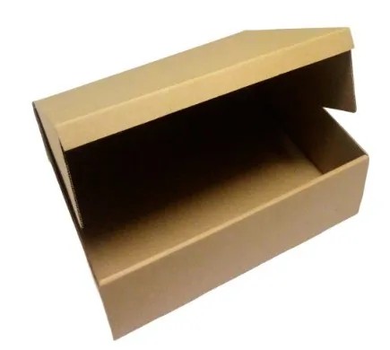 Caixa Tipo Sedex -  Cód: 35A  - Medidas: 38 x 28 x 10 - Papelão Pardo Onda Simples