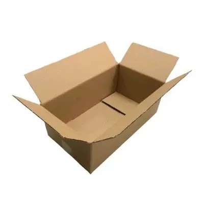 Caixa 4 Abas - Papelão Pardo Onda Simples (Pct com 100 Unidades) 29 x 11 x 10