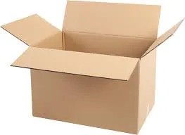 Caixa de Papelão 4 Abas - Pardo Onda Simples (Pct 50 Unidades) - 50 x 30 x 25